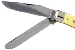 Case Trapper Yellow Synthetic, 00161, 3254 CV Pocket Knife -Case Knives Sales CE161 04 case ce161 04