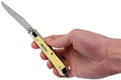 Case Trapper Yellow Synthetic, 00161, 3254 CV Pocket Knife -Case Knives Sales CE161 09 case ce161 09
