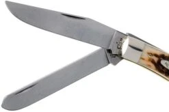 Case Trapper Amber Jigged Bone, 00163, 6254 CV Pocket Knife -Case Knives Sales CE163 04 case ce163 04