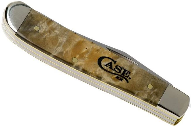 Case Knives Mini Trapper Natural Box Elder Burl, 16565, 7207 SS Pocket Knife 6 Case Knives Mini Trapper Natural Box Elder Burl, 16565, 7207 SS Pocket Knife - Image 4