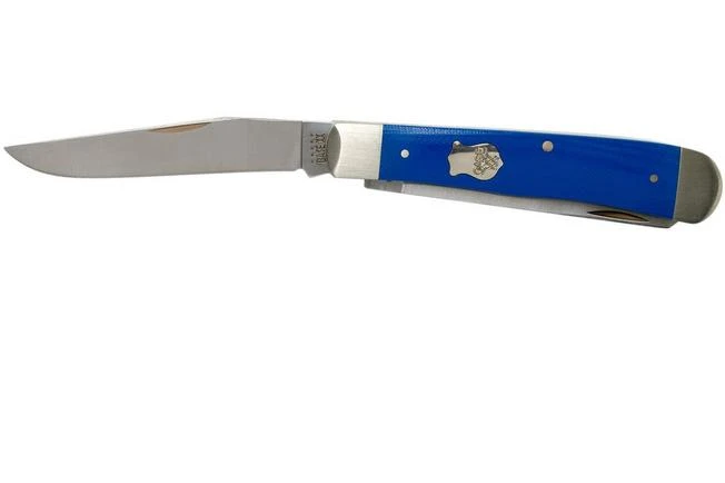 Case Trapper Blue G10 Smooth, 16740, 10254 SS Pocket Knife 5 Case Trapper Blue G10 Smooth, 16740, 10254 SS Pocket Knife - Image 3