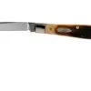 Case Tear Drop, Amber Bone, Sawcut Jig, 17895, TB61028 SS Pocket Knife -Case Knives Sales CE17895 01 case