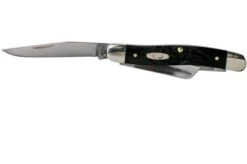Case Medium Stockman Rough Black Synthetic, 18222, 6318 SS Pocket Knife -Case Knives Sales CE18222 03 case