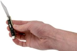 Case Peanut Rough Black Synthetic, 18225, 6220 SS Pocket Knife -Case Knives Sales CE18225 05 case