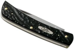 Case Sod Buster Jr. Rough Black Synthetic, 18229, 6137 SS Pocket Knife -Case Knives Sales CE18229 04 case