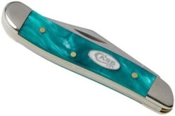 Case Peanut Aqua Kirinite SparXX, 18586, 10220 SS Pocket Knife 9 Case Peanut Aqua Kirinite SparXX, 18586, 10220 SS Pocket Knife -Case Knives Sales CE18586 04 case
