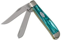 Case Mini Trapper Aqua Kirinite SparXX, 18587, 10207 SS Pocket Knife