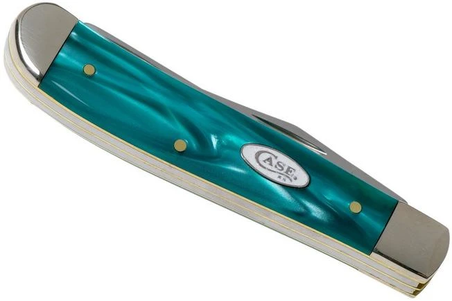 Case Mini Trapper Aqua Kirinite SparXX, 18587, 10207 SS Pocket Knife 6 Case Mini Trapper Aqua Kirinite SparXX, 18587, 10207 SS Pocket Knife - Image 4