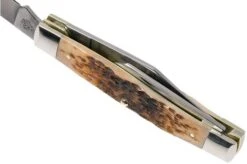 Case Large Stockman Amber Jigged Bone, 00204, 6375 CV Pocket Knife -Case Knives Sales CE204 08 case ce204 08