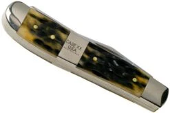 Case Mini Trapper, Tang Stamp Series, Peach Seed Jig, Olive Green Bone 21513, 6207 SS Pocket Knife 9 Case Mini Trapper, Tang Stamp Series, Peach Seed Jig, Olive Green Bone 21513, 6207 SS Pocket Knife -Case Knives Sales CE21513 04 case