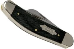 Case Sowbelly Double Black Canvas Micarta, 23141, TB10339 SS Pocket Knife 9 Case Sowbelly Double Black Canvas Micarta, 23141, TB10339 SS Pocket Knife -Case Knives Sales CE23141 04 case