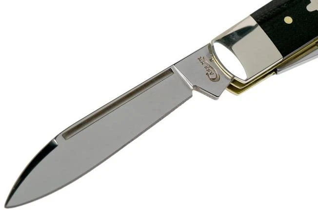 Case Gunstock Double Black Canvas Micarta, 23143, 102130 SS Pocket Knife 5 Case Gunstock Double Black Canvas Micarta, 23143, 102130 SS Pocket Knife - Image 3