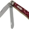 Case Burgundy Smooth Kirinite Trapper Fluted Bolsters (10254 SS) -Case Knives Sales CE23180 01 case