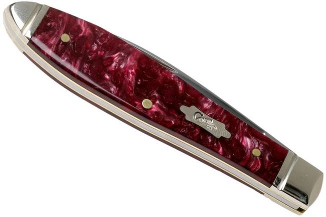 Case Tear Drop Bose Burgundy Smooth Kirinite, Fluted Bolsters, 23182, TB101028 SS Pocket Knife 7 Case Tear Drop Bose Burgundy Smooth Kirinite, Fluted Bolsters, 23182, TB101028 SS Pocket Knife - Image 5