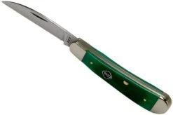 Case Swayback Clover Green Bone, Sawcut Jig, 23212, TB61117 SS Pocket Knife -Case Knives Sales CE23212 06 case