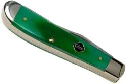 Case Mini Trapper Clover Green Bone, Sawcut Jig, 23213, 6207 SS Pocket Knife 9 Case Mini Trapper Clover Green Bone, Sawcut Jig, 23213, 6207 SS Pocket Knife -Case Knives Sales CE23213 04 case