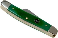 Case Medium Stockman Clover Green Bone, Sawcut Jig, 23214, 6318 SS Pocket Knife 9 Case Medium Stockman Clover Green Bone, Sawcut Jig, 23214, 6318 SS Pocket Knife -Case Knives Sales CE23214 04 case