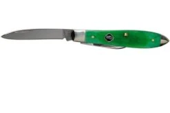 Case Tear Drop Clover Green Bone, Sawcut Jig, 23215, TB62028 SS Pocket Knife -Case Knives Sales CE23215 03 case 1