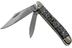Case Peanut SparXX Silver Stardust Kirinite Smooth, 23521, 10220 SS Pocket Knife