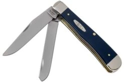 Case Trapper Navy Blue Synthetic, 23610, 4254 SS Pocket Knife