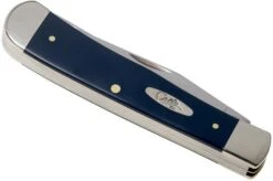 Case Trapper Navy Blue Synthetic, 23610, 4254 SS Pocket Knife -Case Knives Sales CE23610 04 case