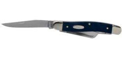 Case Medium Stockman Navy Blue Synthetic, 23612, 4318 SS Pocket Knife -Case Knives Sales CE23612 03 case