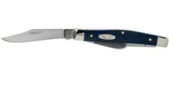 Case Medium Stockman Navy Blue Synthetic, 23614, 4344 SS Pocket Knife -Case Knives Sales CE23614 03 case