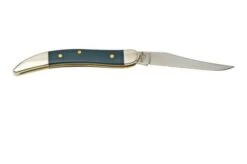 Case Small Texas Toothpick Navy Blue Synthetic, 23617, 4254 SS Pocket Knife -Case Knives Sales CE23617 02 case