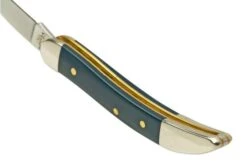 Case Small Texas Toothpick Navy Blue Synthetic, 23617, 4254 SS Pocket Knife -Case Knives Sales CE23617 04 case