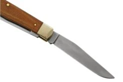 Case Trapper, Smooth Natural Canvas Micarta, 23690, 10254 SS, Pocket Knife -Case Knives Sales CE23690 04 case