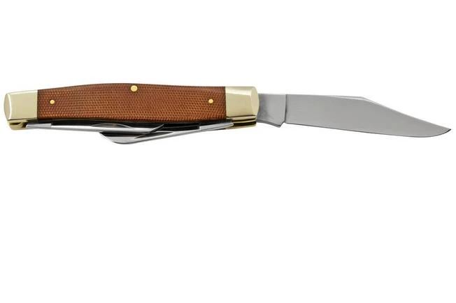 Case Large Stockman Natural Canvas Micarta, 23693, 10375 SS, Pocket Knife 4 Case Large Stockman Natural Canvas Micarta, 23693, 10375 SS, Pocket Knife - Image 2