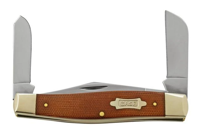 Case Large Stockman Natural Canvas Micarta, 23693, 10375 SS, Pocket Knife 8 Case Large Stockman Natural Canvas Micarta, 23693, 10375 SS, Pocket Knife - Image 6
