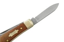 Case Small Swell Centre Jack Natural Canvas Micarta 23694, 10225 SS, Pocket Knife -Case Knives Sales CE23694 05 case