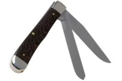 Case Trapper Black Sycamore Wood, 25570, 7254 SS Pocket Knife -Case Knives Sales CE25570 02 case
