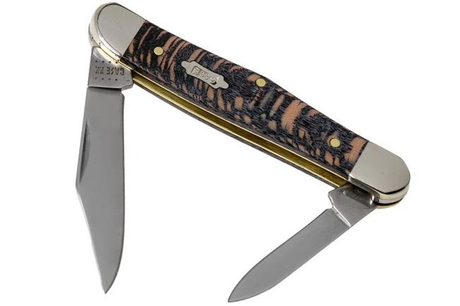 Case Half Whittler Black Sycamore Wood, 25571, 7208 SS Pocket Knife 3 Case Half Whittler Black Sycamore Wood, 25571, 7208 SS Pocket Knife