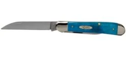 Case Copperhead Caribbean Blue Bone Sawcut, 25588, 6249W SS Pocket Knife -Case Knives Sales CE25588 03 case