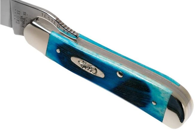 Case Russlock Caribbean Blue Bone, Sawcut, 25589, 61953L SS Pocket Knife 8 Case Russlock Caribbean Blue Bone, Sawcut, 25589, 61953L SS Pocket Knife - Image 6