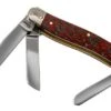 Case Medium Stockman Red & Black Carbon Fibre, 25928, 10318 CV Pocket Knife