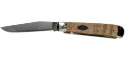Case Trapper Natural Curly Maple Smooth, 25940, 7254 SS Pocket Knife -Case Knives Sales CE25940 03 case