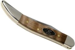 Case Small Texas Toothpick Natural Curly Maple Smooth, 25942, 710096 SS Pocket Knife -Case Knives Sales CE25942 04 case