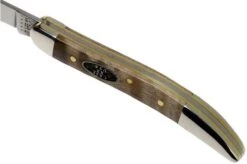 Case Small Texas Toothpick Natural Curly Maple Smooth, 25942, 710096 SS Pocket Knife -Case Knives Sales CE25942 06 case