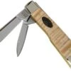 Case Gunstock Natural Curly Maple Smooth, 25945, 72130 SS Pocket Knife