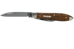 Case Tear Drop Bose Brown Sycamore Wood, 27268, TB72028 SS Pocket Knife -Case Knives Sales CE27268 03 case