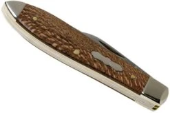 Case Tear Drop Bose Brown Sycamore Wood, 27268, TB72028 SS Pocket Knife -Case Knives Sales CE27268 04 case