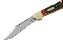Case Mini Copperlock Crimson Red Peach Seed Jigged Bone, 27385, 61749L SS Pocket Knife -Case Knives Sales CE27385 03 case