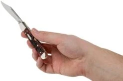 Case Mini Copperlock Crimson Red Peach Seed Jigged Bone, 27385, 61749L SS Pocket Knife -Case Knives Sales CE27385 07 case