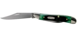 Case Peanut Hunter Green Bone, Sawcut, 27663, 6220 SS Pocket Knife -Case Knives Sales CE27663 03 case
