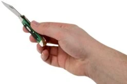 Case Peanut Hunter Green Bone, Sawcut, 27663, 6220 SS Pocket Knife -Case Knives Sales CE27663 05 case