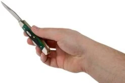 Case Medium Stockman Hunter Green Bone, Sawcut, 27664, 6318 SS Pocket Knife -Case Knives Sales CE27664 05 case