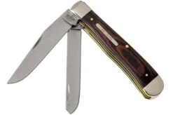 Case Trapper Red & Black Micarta, 27850, 10254 SS Pocket Knife